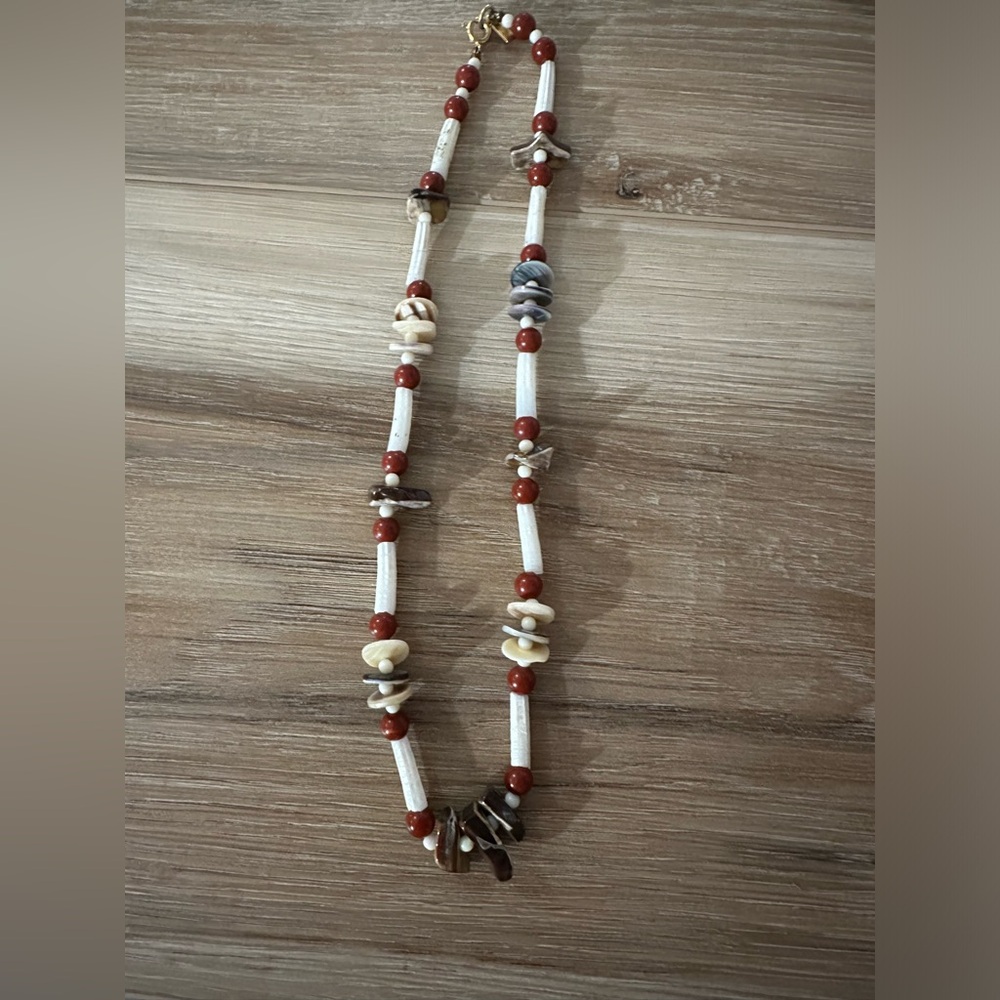 Vintage ActII Tribal necklace signed
